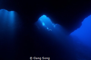 Blue holes to the heaven by Gang Song 